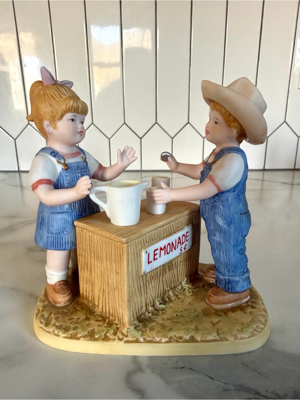 Vintage 1999 Home Interiors Denim Days #15351-99 “Fresh Lemonade”